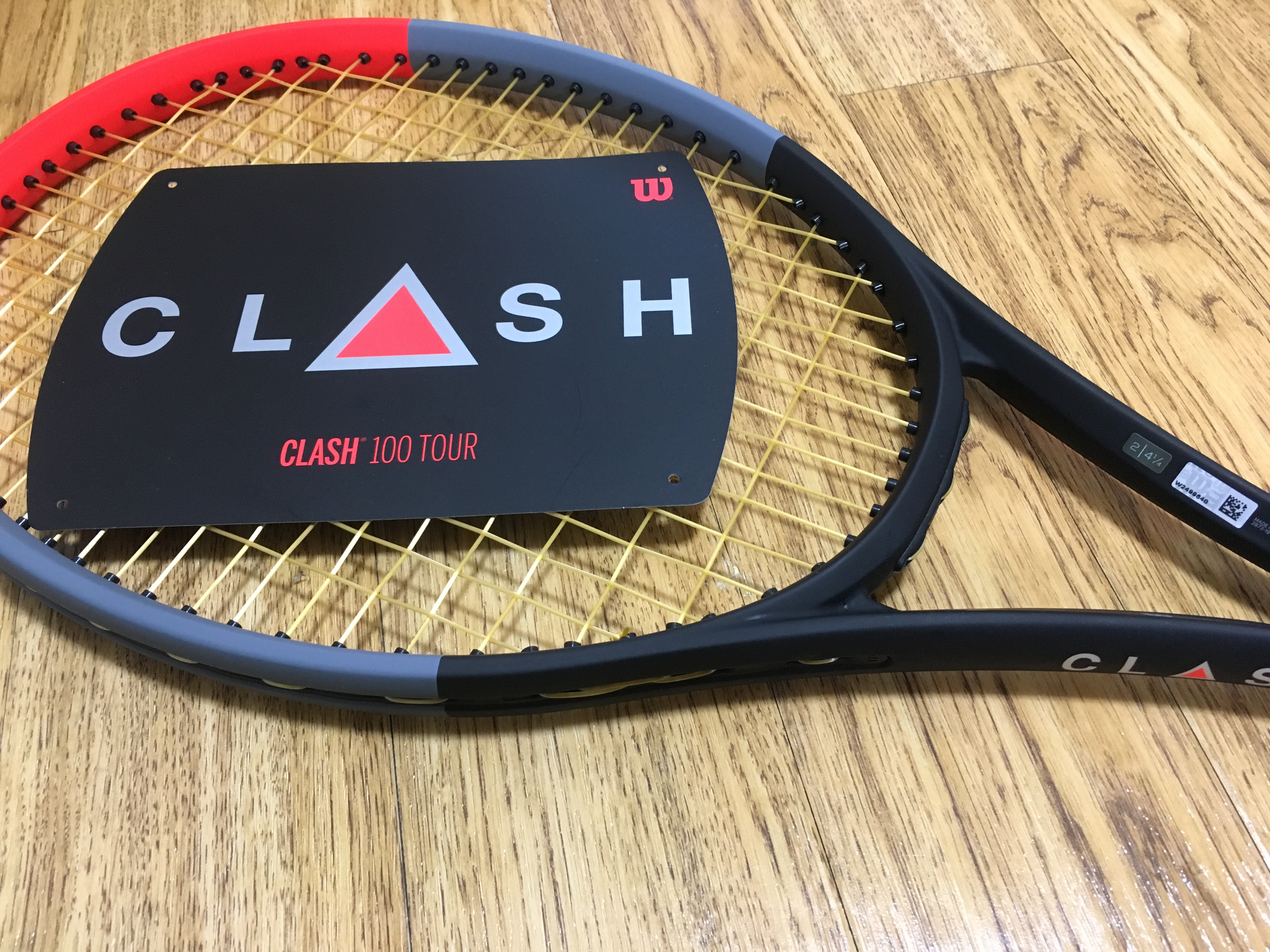 0円 84％以上節約 Wilson ウイルソン 硬式 テニスラケット フレームのみ CLASH 100TOUR クラッシュ100ツアー グリップサイズ3 オレ